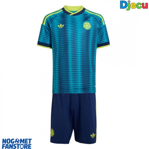 Kolumbija Gostujuci Dres za djecu SP 2026 Kratak Rukav (+ Kratke hlače)